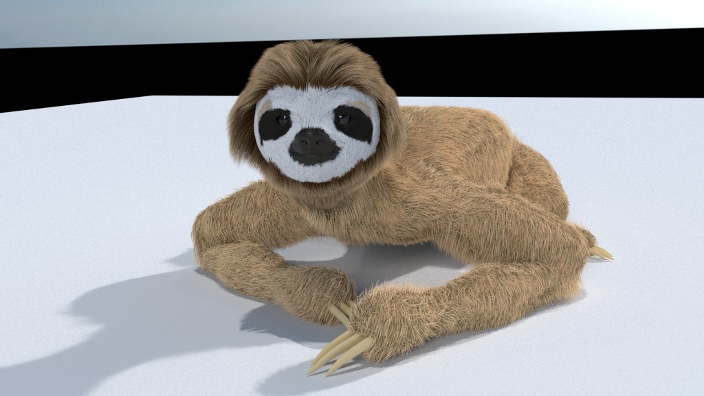 Sloth Simple Rigged preview image 1